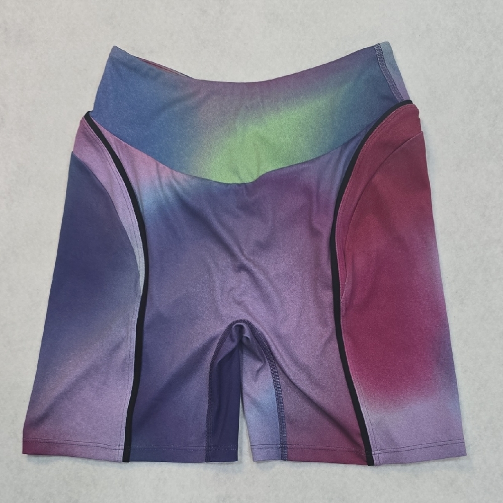 Gymshark Womens Bike Shorts in Purple, Blue, Pink, Green